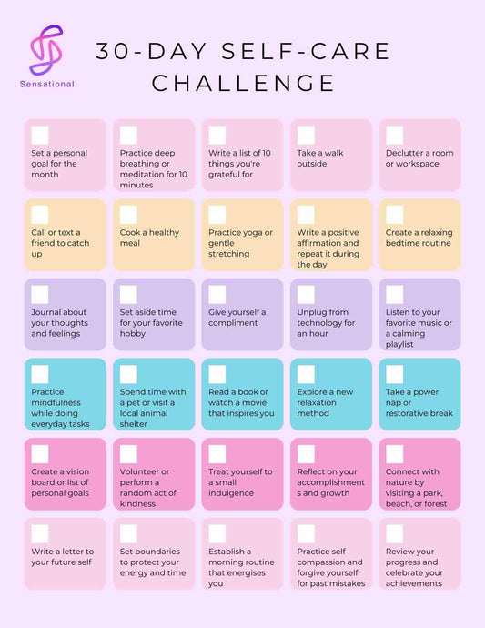 30 Day Self-Care Challenge